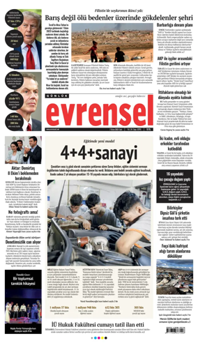 Cover of Evrensel Gazetesi