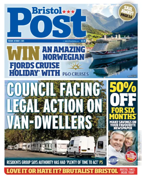 Cover of Bristol Post