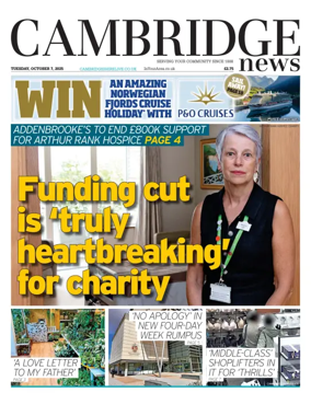 Cover of Cambridge News