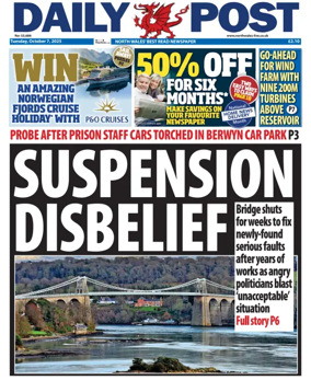 Cover of Daily Post (North Wales)