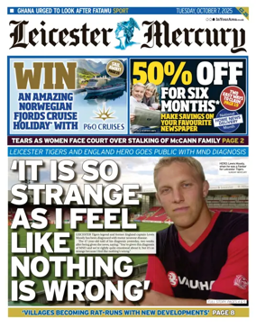 Cover of Leicester Mercury