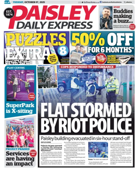 Cover of Paisley Daily Express