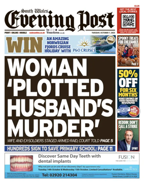 Cover of South Wales Evening Post