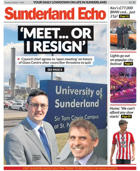 Cover of Sunderland Echo
