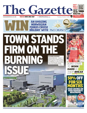Cover of Teesside Evening Gazette