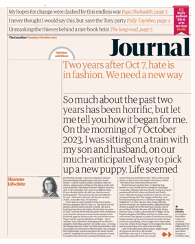 Cover of The Guardian e-paper Journal