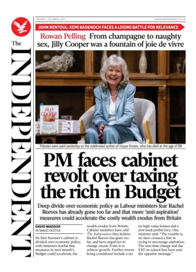 Cover of The Independent