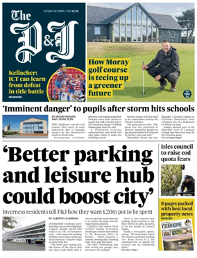 Cover of The Press and Journal (Highlands & Islands)