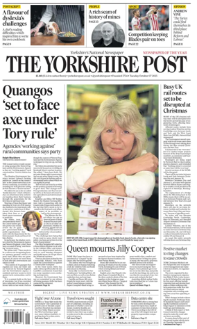 Cover of Yorkshire Post