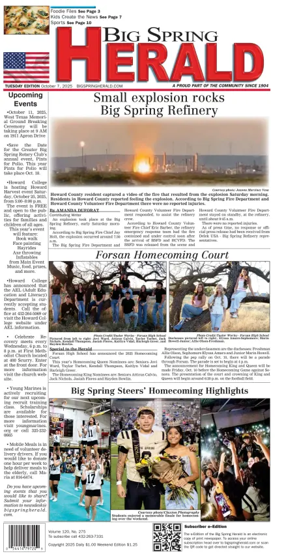 Cover of Big Spring Herald