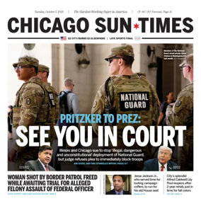 Cover of Chicago Sun-Times