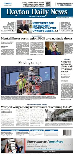 Cover of Dayton Daily News