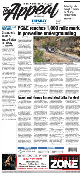 Cover of Marysville Appeal-Democrat    