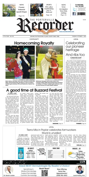 Cover of Porterville Recorder