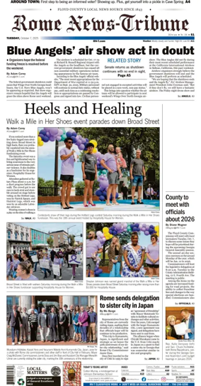 Cover of Rome News-Tribune