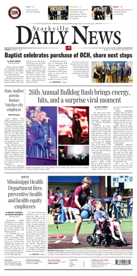 Cover of Starkville Daily News