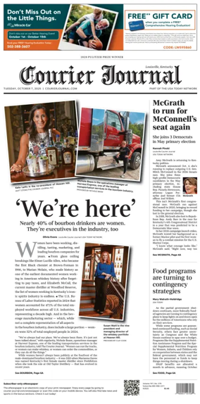 Cover of The Courier-Journal (Louisville)