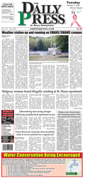 Cover of The Daily Press