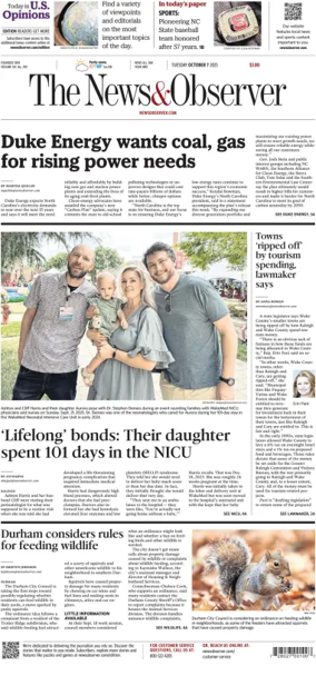 Cover of The News & Observer