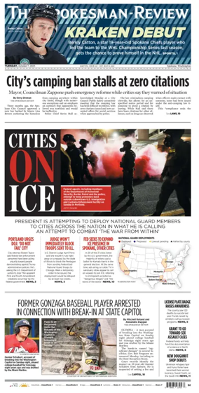 Cover of The Spokesman-Review (Spokane)