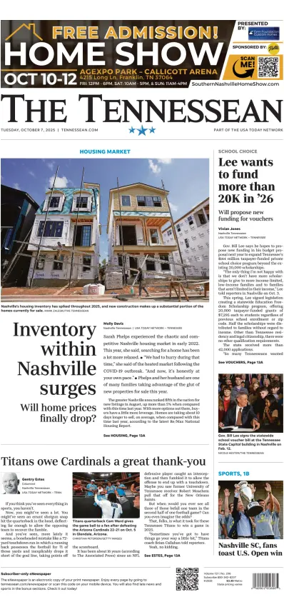 Cover of The Tennessean
