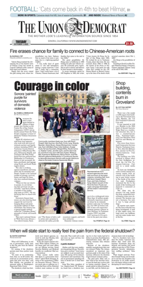 Cover of The Union Democrat