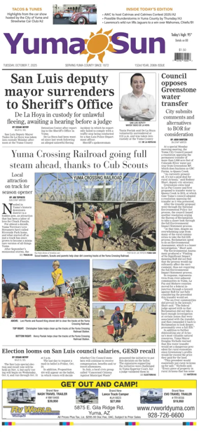 Cover of Yuma Sun       