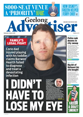 Cover of Geelong Advertiser