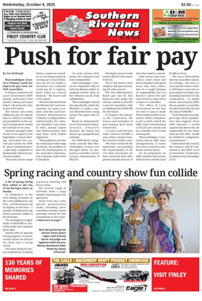 Cover of Southern Riverina news
