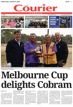 Cover of The Cobram Courier