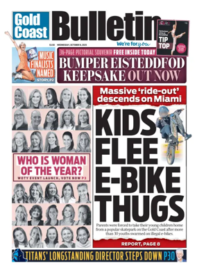 Cover of The Gold Coast Bulletin