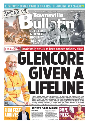 Cover of Townsville Bulletin