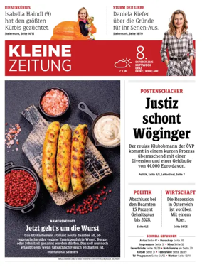 Cover of Kleine Zeitung Steiermark