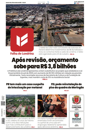 Cover of Folha de Londrina