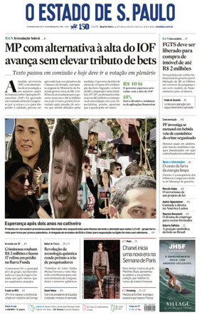 Cover of O Estado de S. Paulo