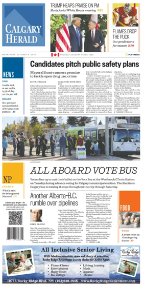 Cover of Calgary Herald