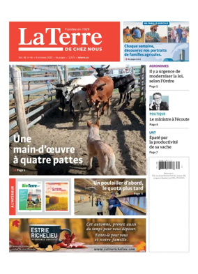Cover of La Terre de chez nous