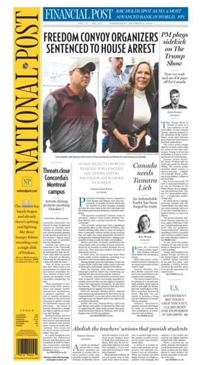 Cover of National Post - (National Edition)