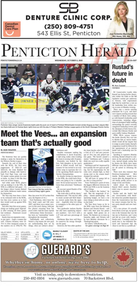 Cover of Penticton Herald