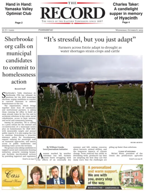 Cover of Sherbrooke Record