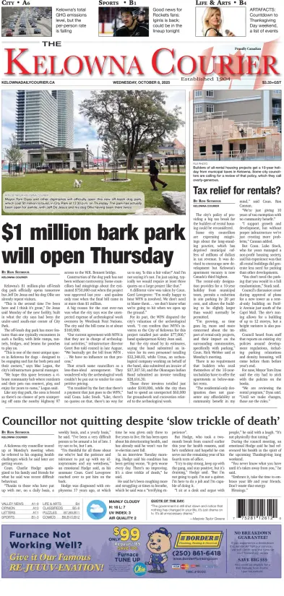 Cover of The Daily Courier