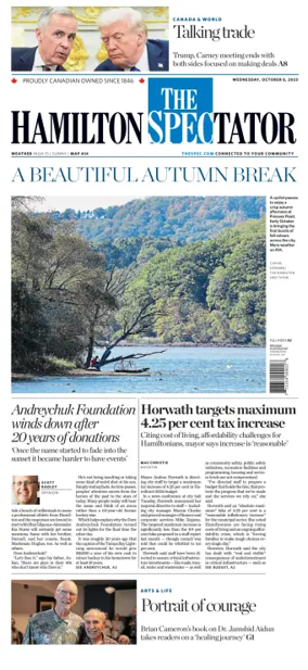 Cover of The Hamilton Spectator