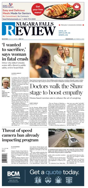 Cover of The Niagara Falls Review