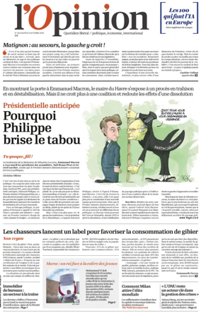 Cover of L'Opinion