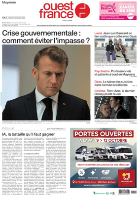 Cover of Ouest France (Laval)