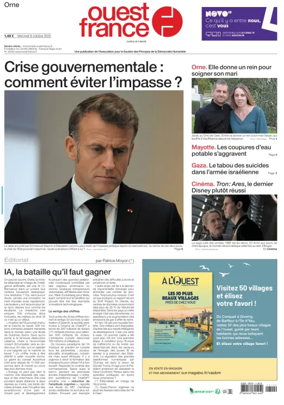 Cover of Ouest France (Orne)