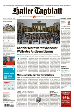 Cover of Haller Tagblatt
