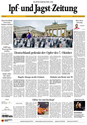 Cover of Ipf- und Jagst-Zeitung