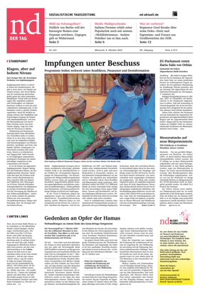 Cover of Neues Deutschland