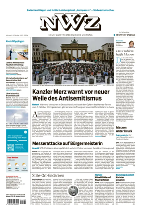 Cover of NWZ  (Göppinger Kreisnachrichten)